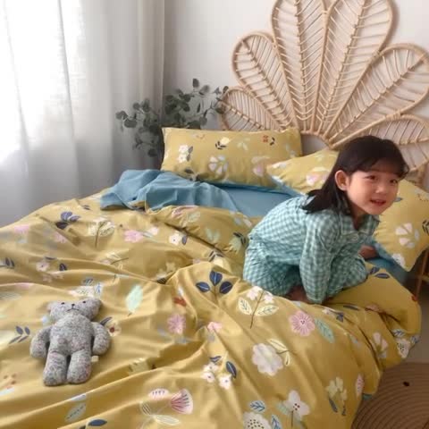 91家纺网 家纺一手货源 找家纺 （总）星期八 2020新款13372全棉四件套