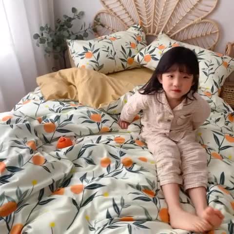 91家纺网 家纺一手货源 找家纺 （总）星期八 2020新款13372全棉四件套