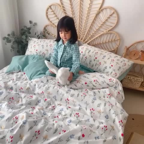 91家纺网 家纺一手货源 找家纺 （总）星期八 2020新款13372全棉四件套