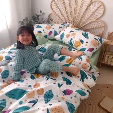 91家纺网 家纺一手货源 找家纺 （总）星期八 2020新款13372全棉四件套