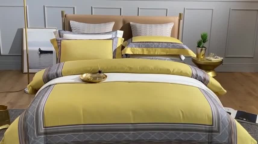 91家纺网 家纺一手货源 找家纺 （总）威克凯丽 2021新款60长绒棉数码工艺四件套