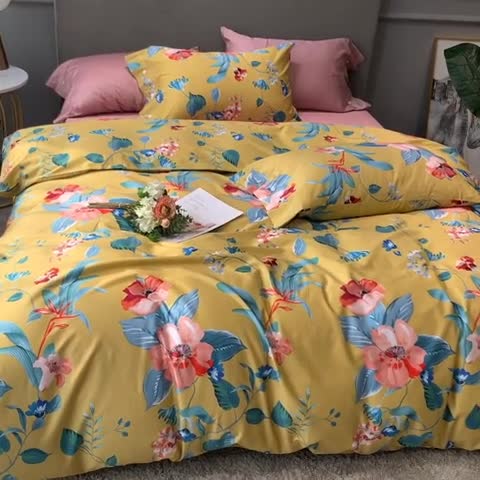 91家纺网 家纺一手货源 找家纺 优然居 2020年活性印花四件套 韦尔曼