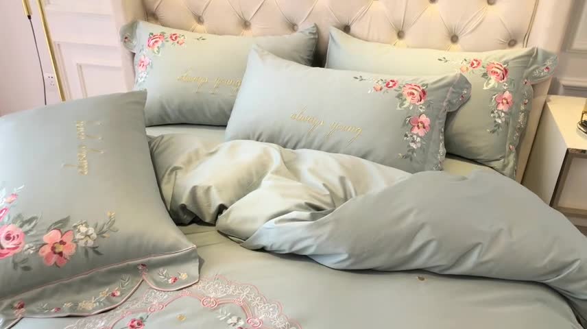 91家纺网 家纺一手货源 找家纺 （总）星尚家居2020新款60长绒棉-花样年华系列