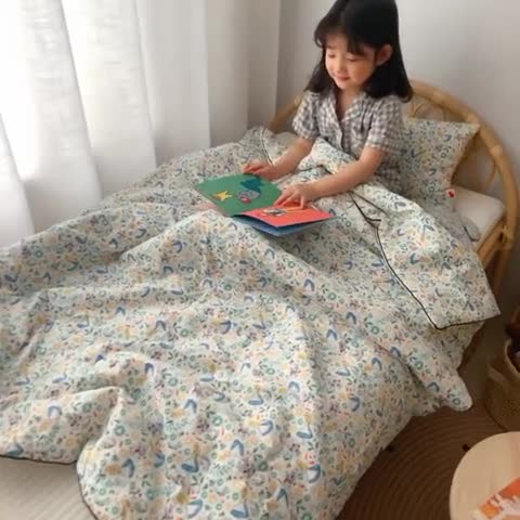 91家纺网 家纺一手货源 找家纺 （总）星期八 2020新款全棉13372夏被两件套