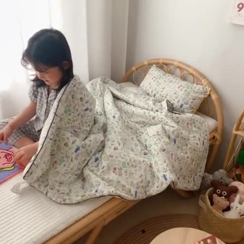 91家纺网 家纺一手货源 找家纺 （总）星期八 2020新款全棉13372夏被两件套