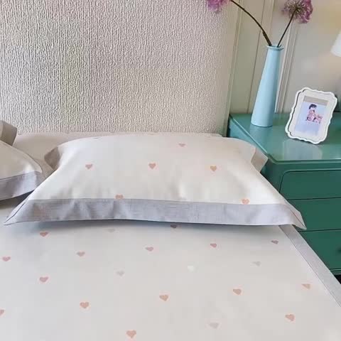 91家纺网 家纺一手货源 找家纺 本希 2020高端可水洗冰丝凉席提花系列实拍图小爱心-淡雅黄