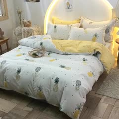 91家纺网 家纺一手货源 找家纺 甜之梦 2025新款13372全棉四件套 菠萝物语