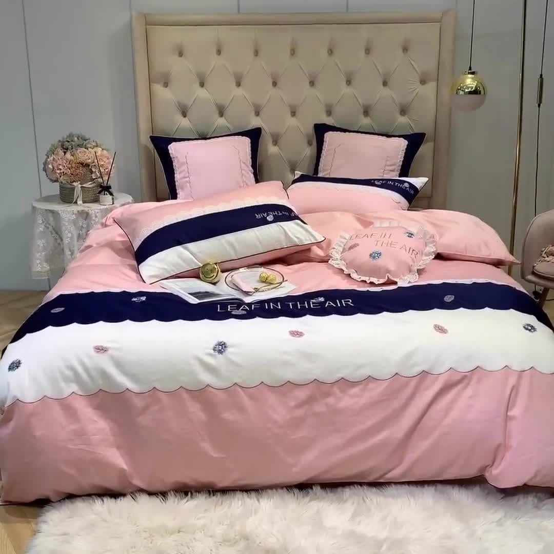 91家纺网 家纺一手货源 找家纺 馨蕊家居 2021春夏高定系列 繁花似锦-深蓝