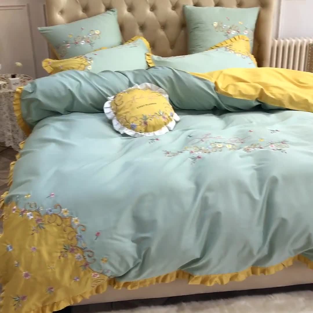 91家纺网 家纺一手货源 找家纺 馨蕊家居 2021春夏高定系列 浅夏