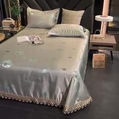 91家纺网 家纺一手货源 找家纺 朗莎家纺 600D冰丝色织提花冰丝席三件套 豆豆熊