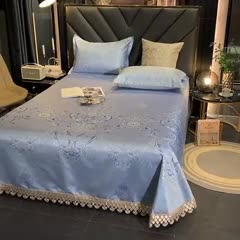91家纺网 家纺一手货源 找家纺 朗莎家纺 600D冰丝色织提花冰丝席三件套 欧若拉