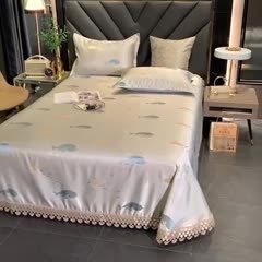 91家纺网 家纺一手货源 找家纺 朗莎家纺 600D冰丝色织提花冰丝席三件套 豚宝宝