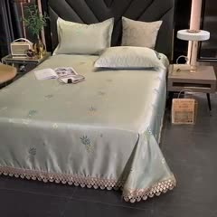 91家纺网 家纺一手货源 找家纺 朗莎家纺 600D冰丝色织提花冰丝席三件套 香水菠萝灰