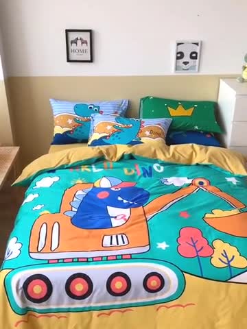 91家纺网 家纺一手货源 找家纺 涵宸 新款大版全棉平网多规格四件套工程日