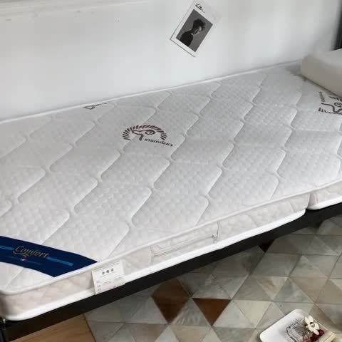 91家纺网 家纺一手货源 找家纺 顺丰包邮时奥家纺 2020新款宿舍乳胶椰棕床垫 S19-1