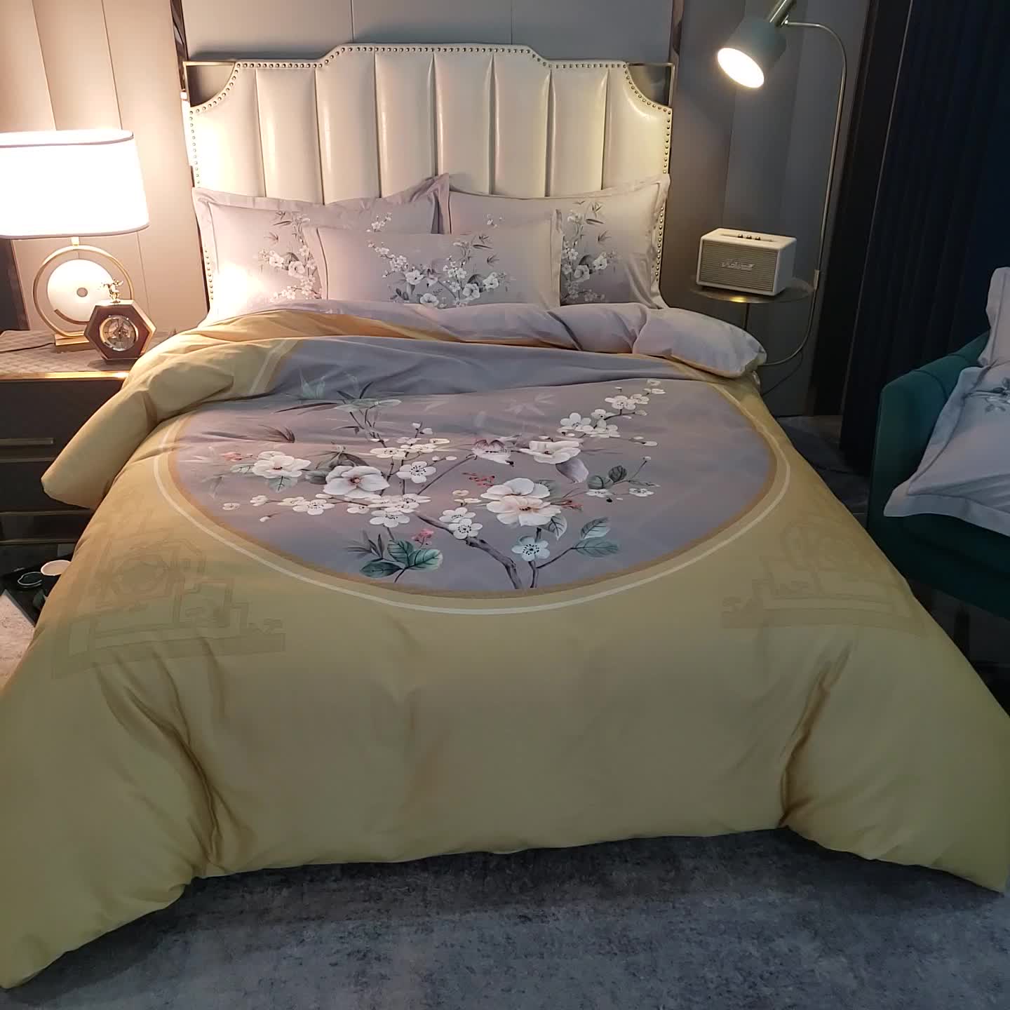 91家纺网 家纺一手货源 找家纺 雲归梦 2020新款全棉生态磨毛大版四件套 三生三世