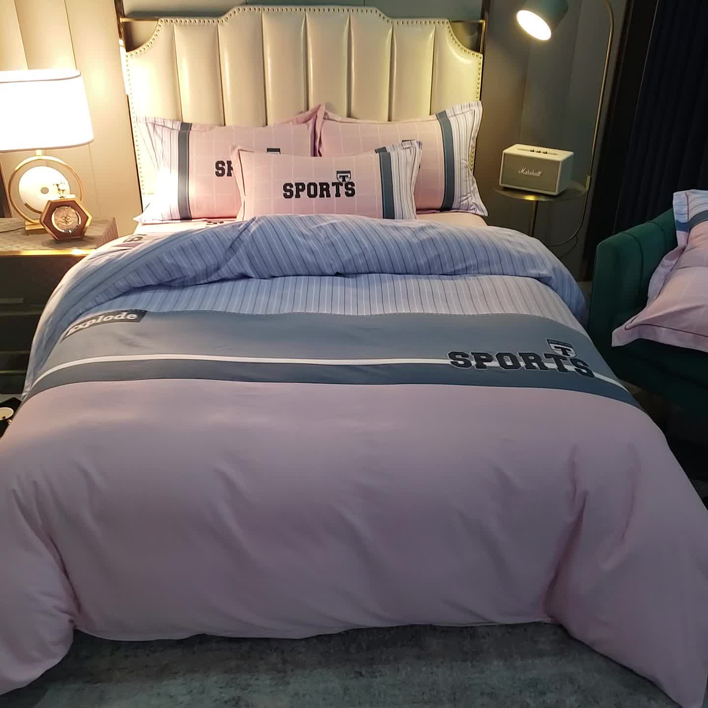 91家纺网 家纺一手货源 找家纺 雲归梦 2020新款全棉生态磨毛大版四件套 假日时光