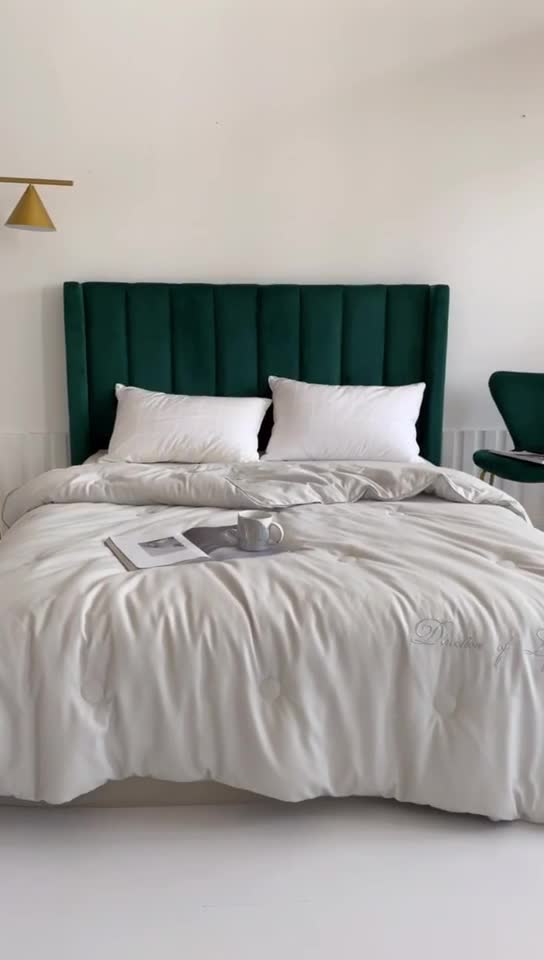 91家纺网 家纺一手货源 找家纺 （总）久典 2020新款冬被生态暖绒抗菌被