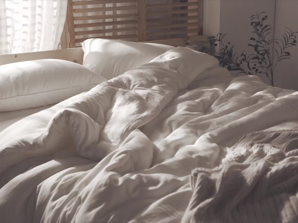 91家纺网 家纺一手货源 找家纺 （总）久典 2022新款40支原棉华夫格大豆被春秋被冬被夏被