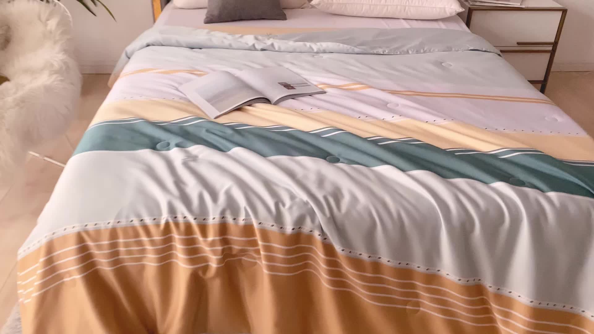 91家纺网 家纺一手货源 找家纺 娇逸 2021新款40天丝莫代尔镂空款夏凉被 赛邦