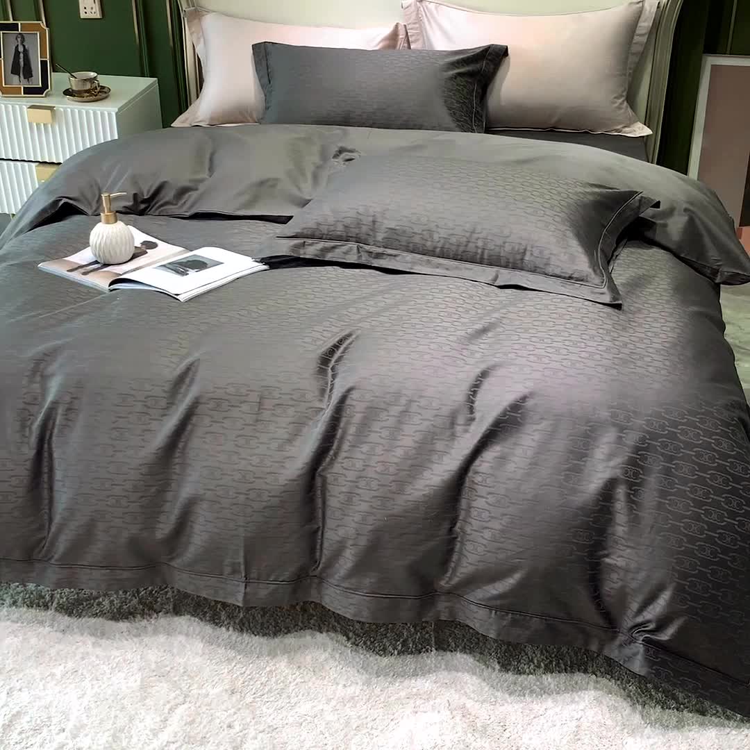 91家纺网 家纺一手货源 找家纺 优然居 2021新款100支提花系列四件套实拍 思琳