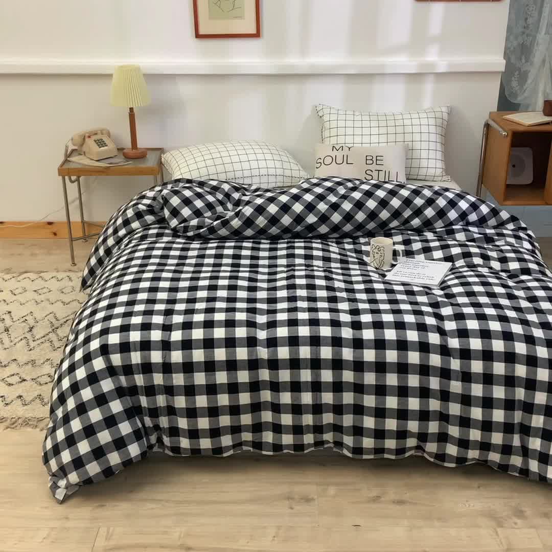 91家纺网 家纺一手货源 找家纺 （总）甜之梦2025新款水洗棉单品被套（任何尺寸都可以定做）