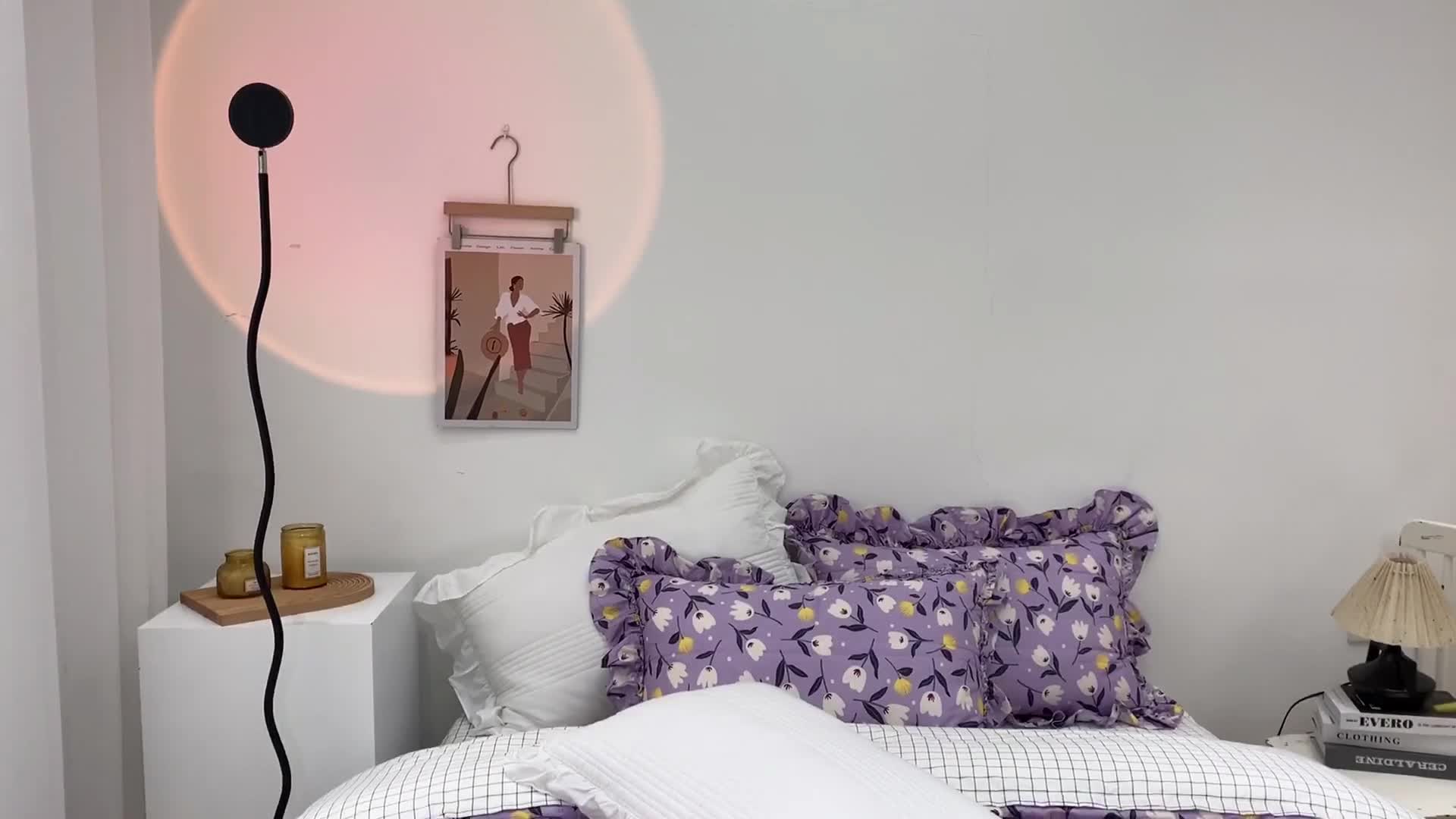 91家纺网 家纺一手货源 找家纺 北纬27度 2021新款韩式多功能夏被四件套二合一 微醺