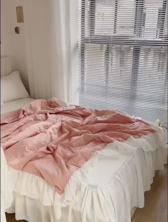 91家纺网 家纺一手货源 找家纺 （总）洋铭区 2021新款甜蜜水洗棉夏被