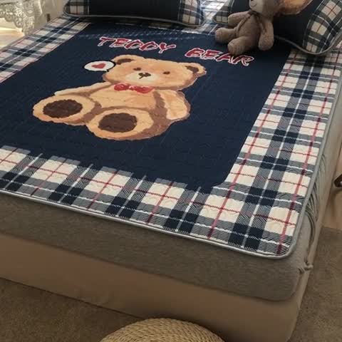 91家纺网 家纺一手货源 找家纺 慕尚2025实拍图大版乳胶席 大熊