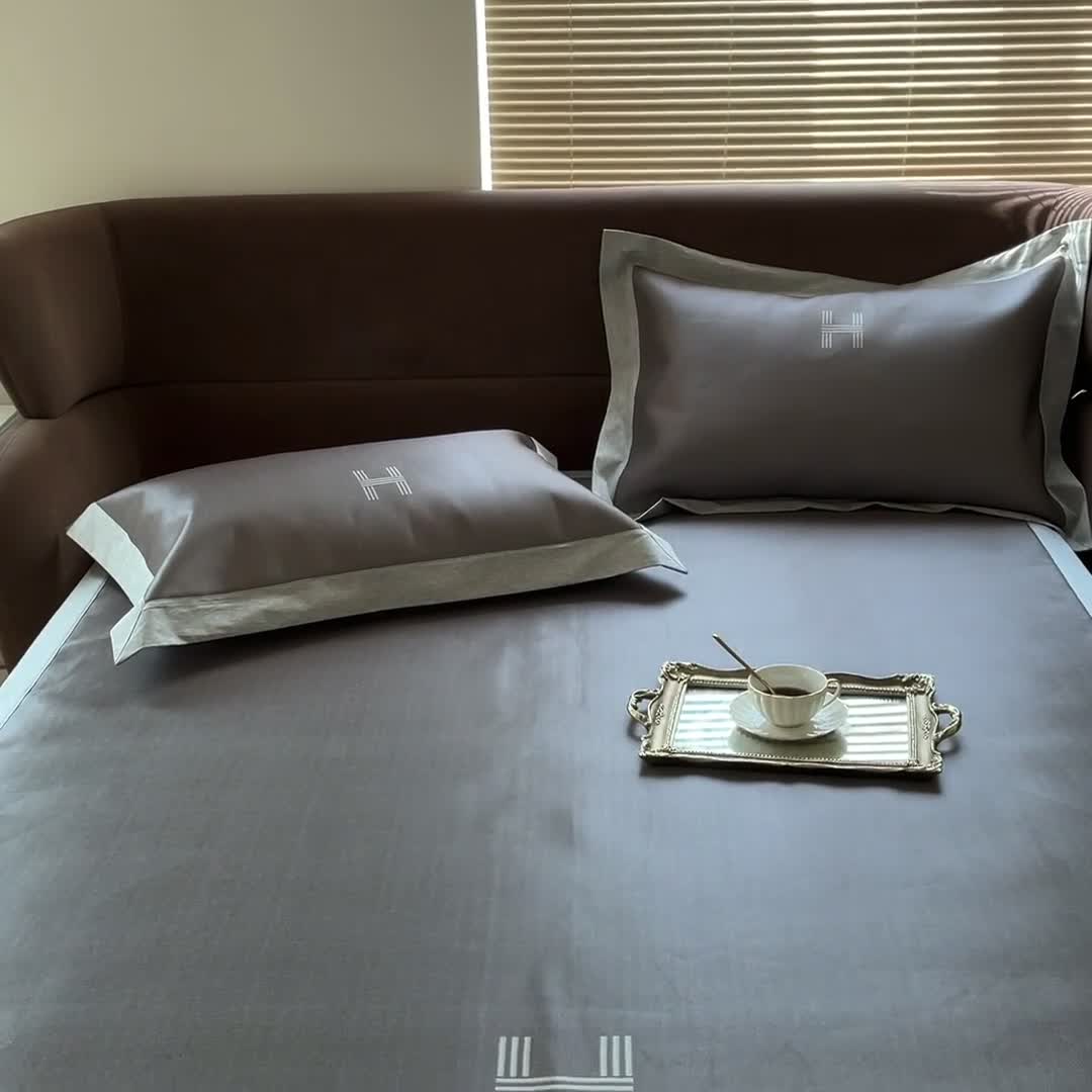 91家纺网 家纺一手货源 找家纺 时年2021新水洗冰露丝养生席数码印花-轻奢风格二H-咖色2