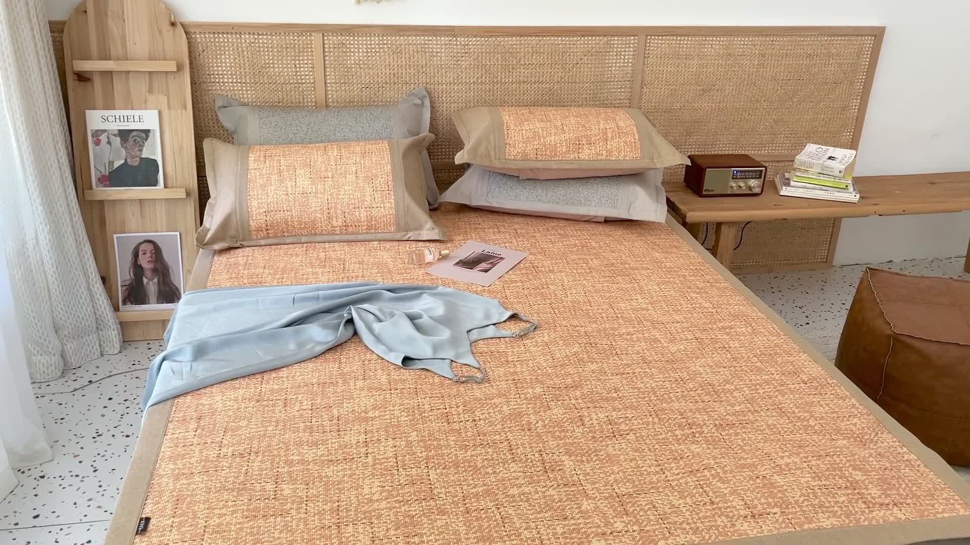 91家纺网 家纺一手货源 找家纺 时年 2021新款高品质御藤席 御藤-彩色