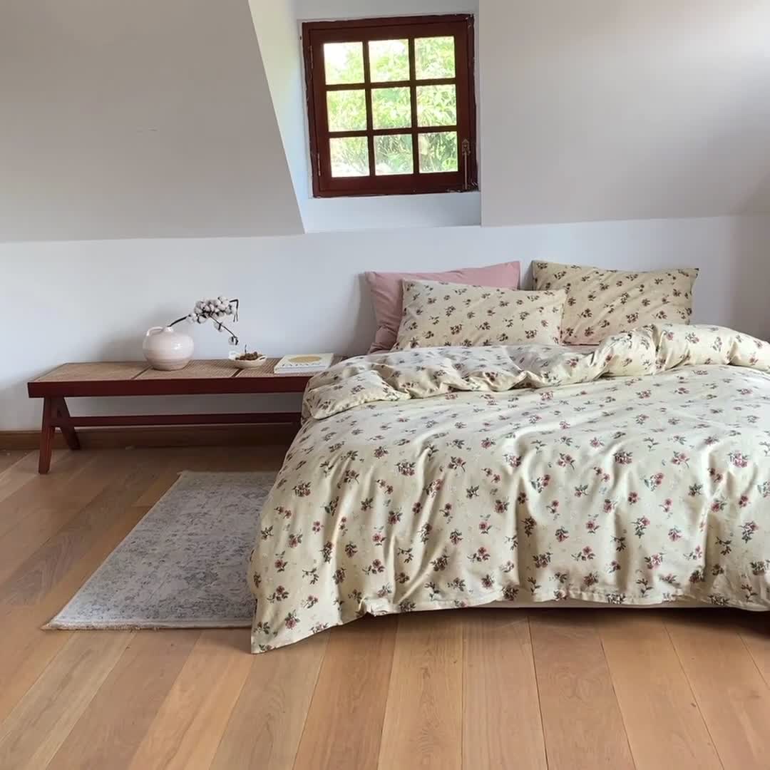 91家纺网 家纺一手货源 找家纺 棉眠 2021新款全棉13070四件套 奥汀