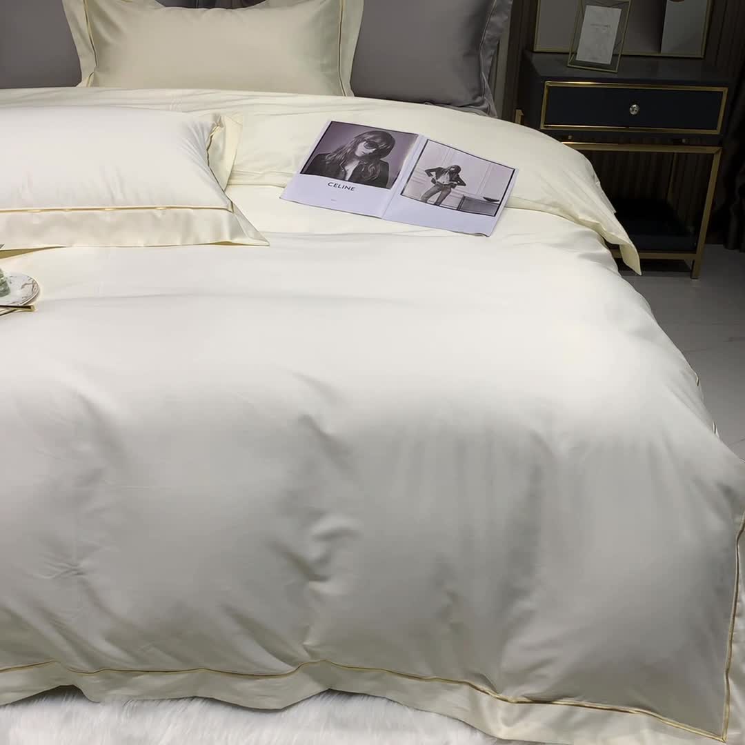 91家纺网 家纺一手货源 找家纺 （总）榻尚家居2021新款海岛长绒棉简约轻奢四件套