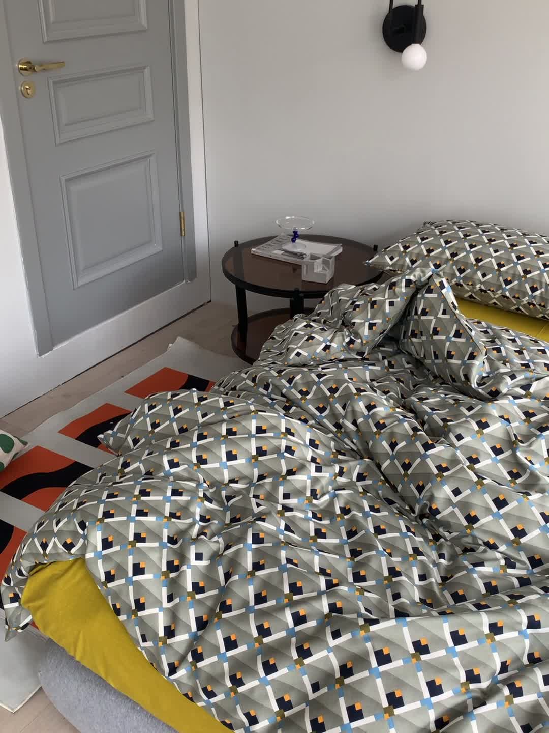 91家纺网 家纺一手货源 找家纺 怡家居 2021新款全棉轻奢四件套 年华