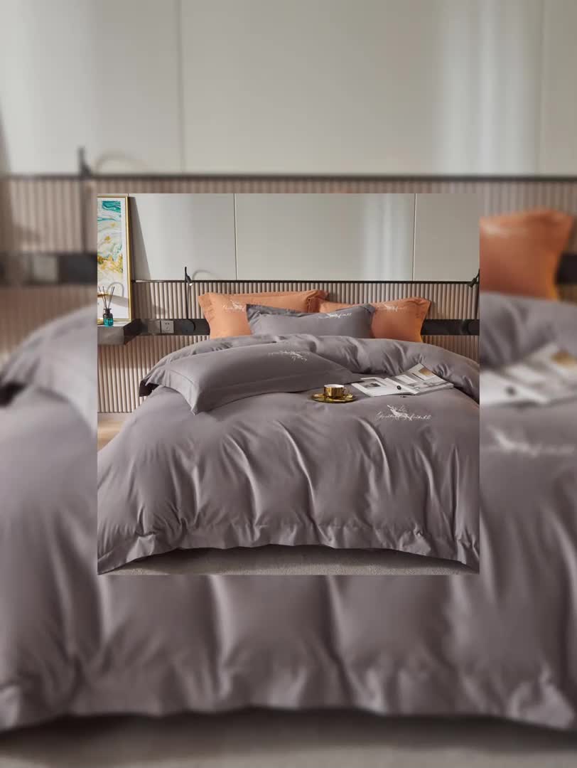 91家纺网 家纺一手货源 找家纺 （总）威克凯丽 2021新款秋冬绣花3221磨毛四件套