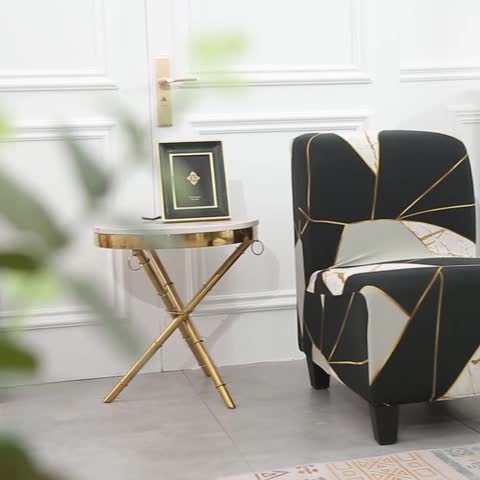 91家纺网 家纺一手货源 找家纺 兴妮雅家纺 2021新款弹力布椅子套一只 简欧