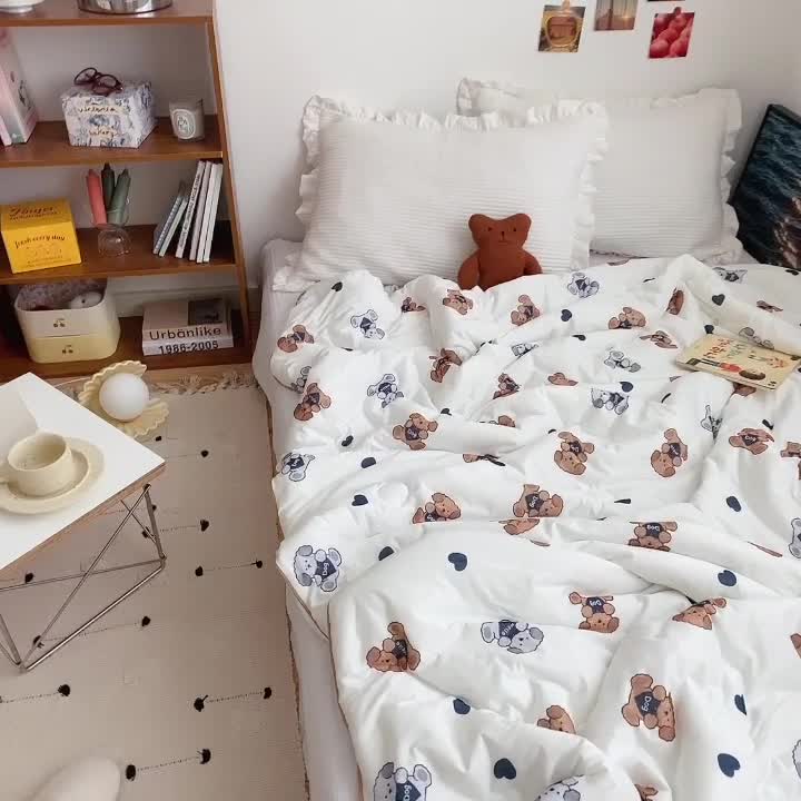 91家纺网 家纺一手货源 找家纺 （总）星期八 2021新款大豆针织春秋被冬被