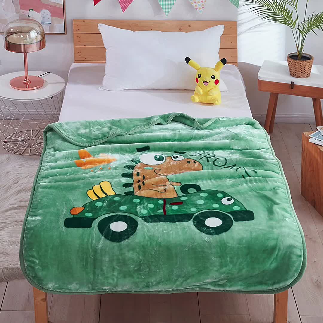 91家纺网 家纺一手货源 找家纺 （总）凯轩毛毛毯毯子 儿童云毛毯毯子系列不二家