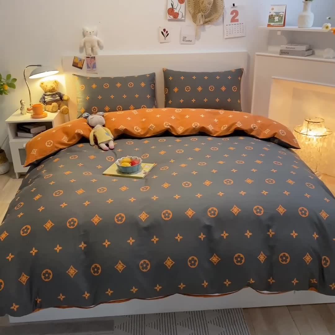 91家纺网 家纺一手货源 找家纺 （总）晨希家居 2021新款13372全棉印花四件套