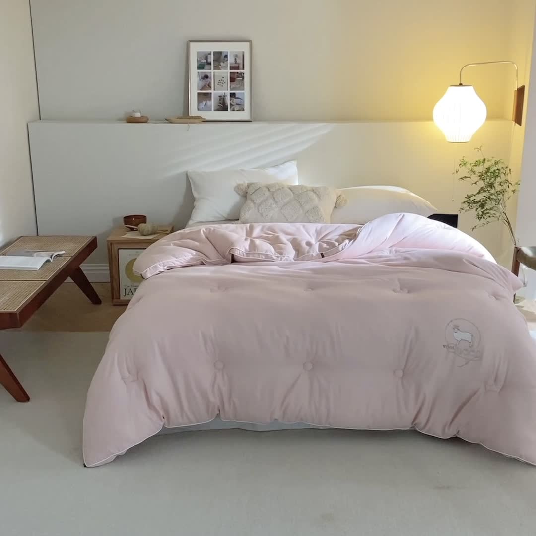 91家纺网 家纺一手货源 找家纺 （总）莱福仕 2021 暖羊蛋白被