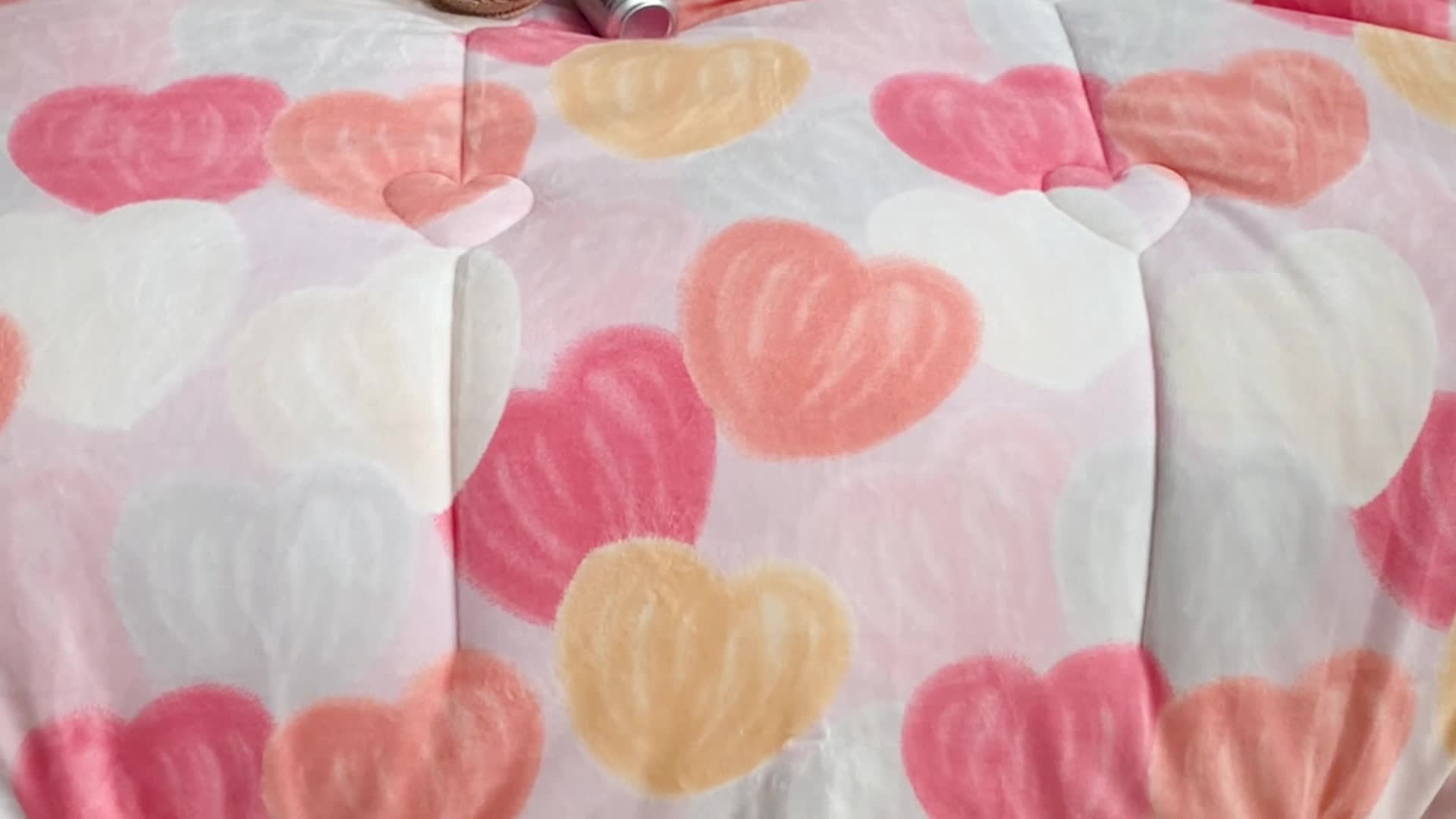 91家纺网 家纺一手货源 找家纺 慕尚家纺2022新款牛奶绒贝贝绒三层加厚毛毯加厚毯-桃桃