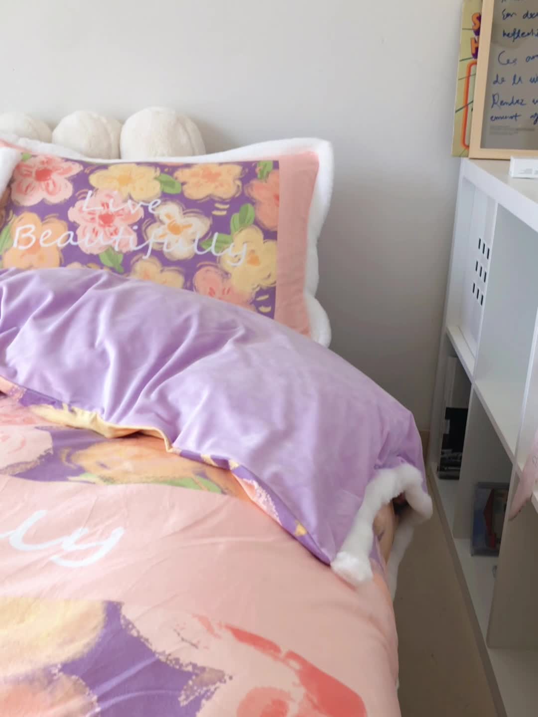 91家纺网 家纺一手货源 找家纺 （总）圆岛家纺 新款冬季数码印花高档婴儿绒兔兔绒四件套