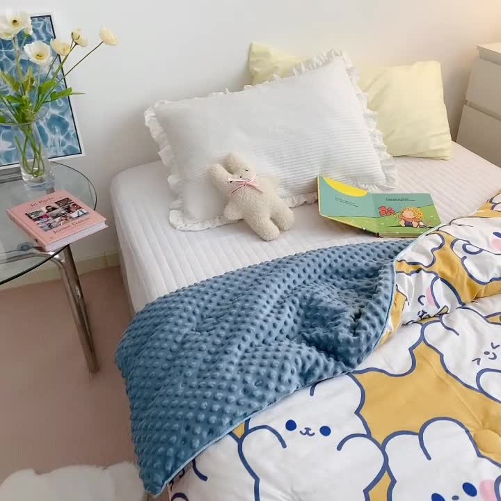 91家纺网 家纺一手货源 找家纺 （总）星期八2021新款豆豆被冬被