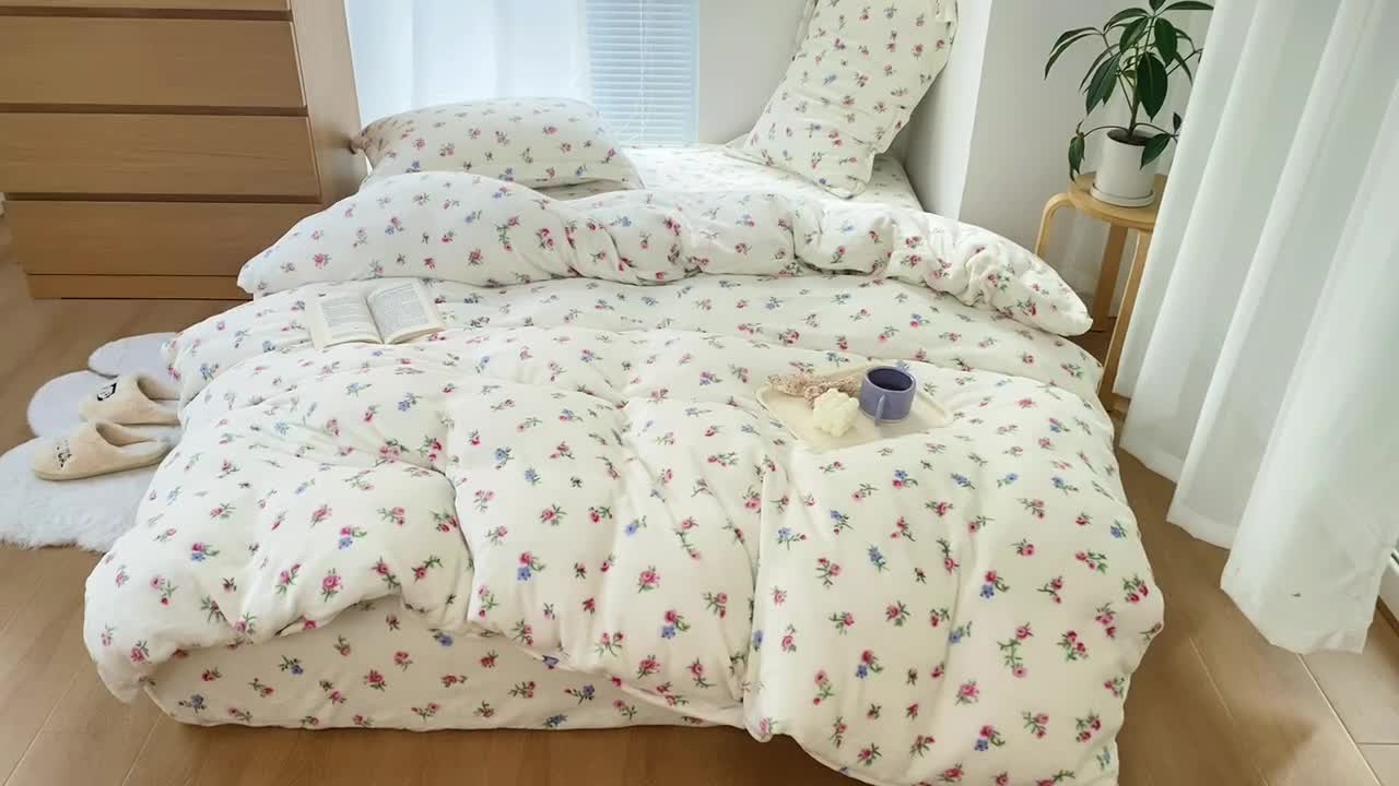 91家纺网 家纺一手货源 找家纺 （总）昔可家纺  2021新款牛奶绒四件套第二组图