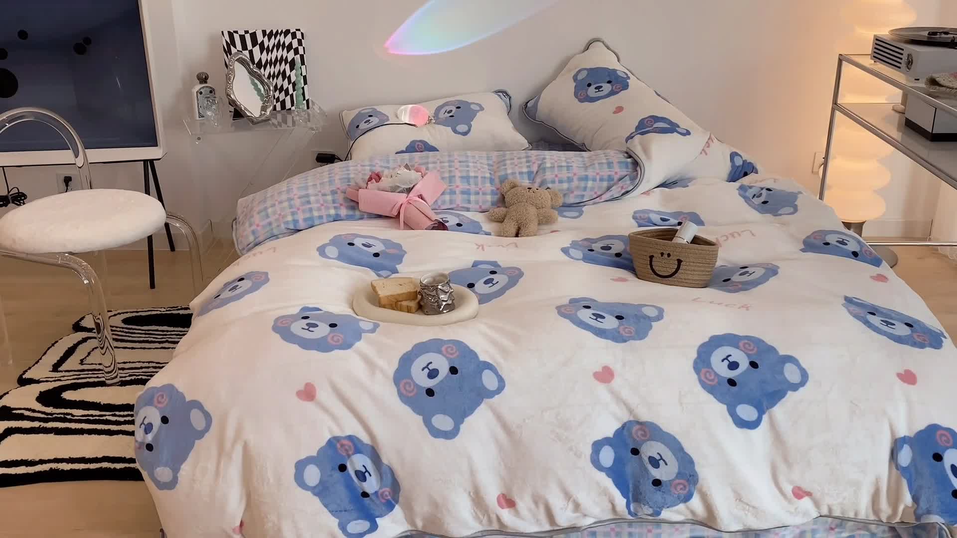 91家纺网 家纺一手货源 找家纺 （总）昔可家纺 2021新款小包边牛奶绒四件套