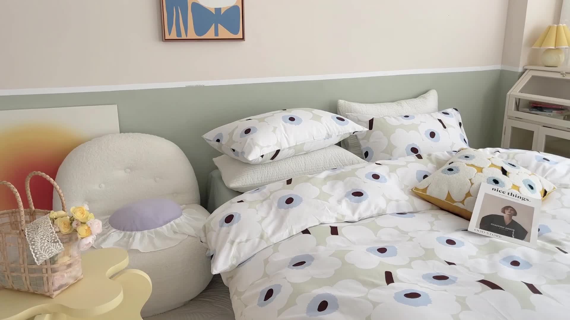 91家纺网 家纺一手货源 找家纺 时年家纺 2022全棉小可爱系列8.0（会员优惠5元） 雪莉