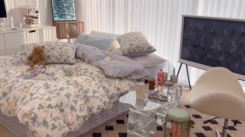 91家纺网 家纺一手货源 找家纺 （总）昔可家纺 2022新款13372全棉普通款卡通四件套