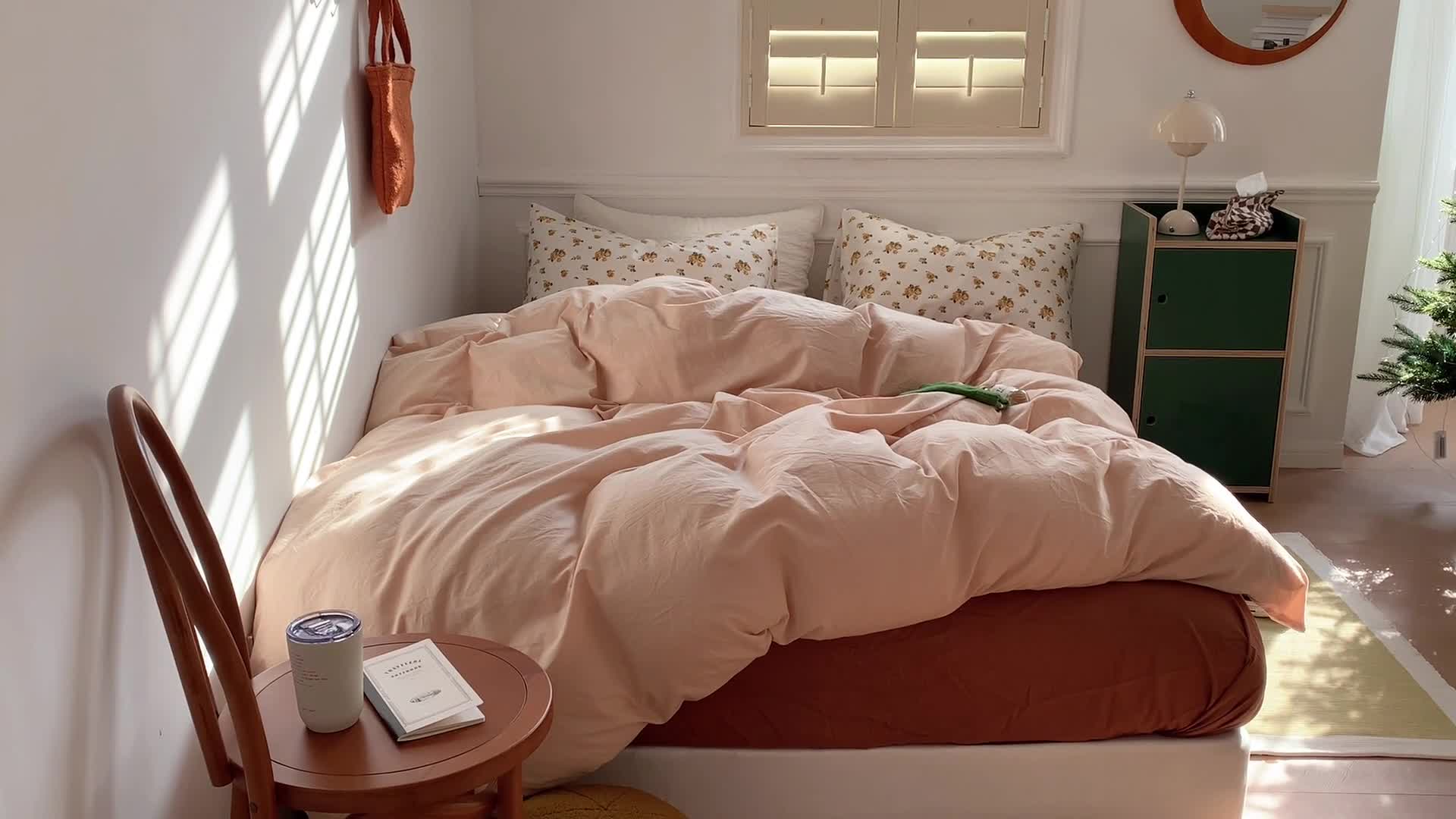 91家纺网 家纺一手货源 找家纺 六巷胡同2022新款ins博主全棉水洗棉小碎花混搭系列 初暖