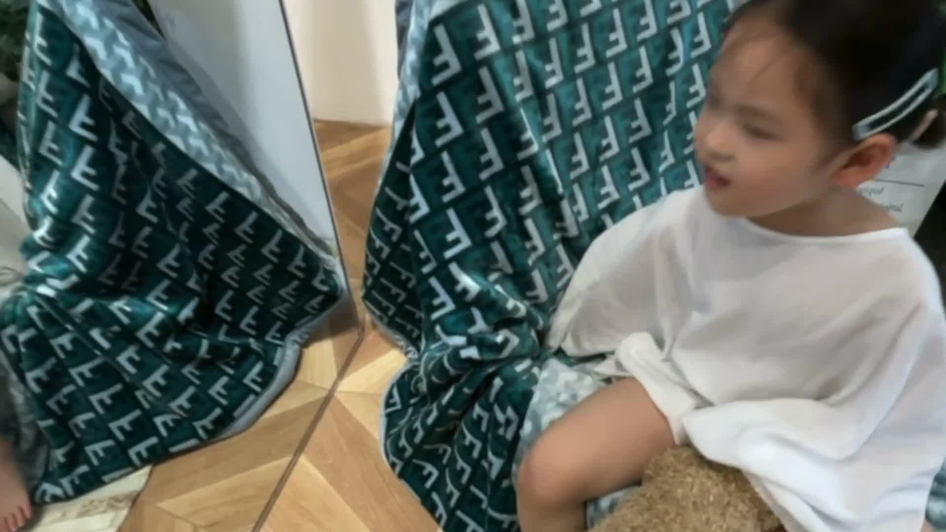 91家纺网 家纺一手货源 找家纺 缔缦家纺 2022新型AB版复合毛毯 希尔达