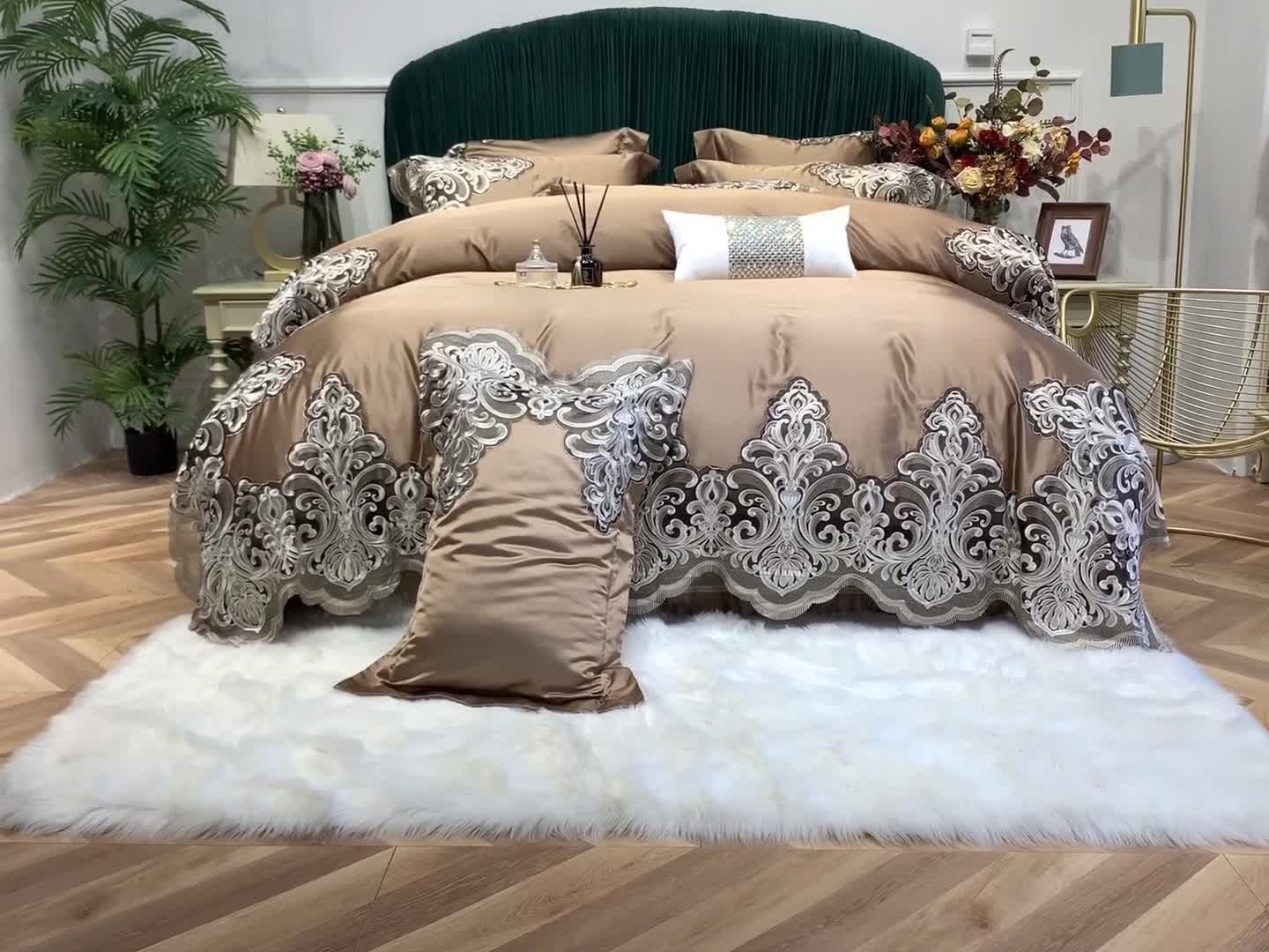 91家纺网 家纺一手货源 找家纺 （总）缔缦家纺 2022新款重磅真丝棉系列四件套-曼谷王朝